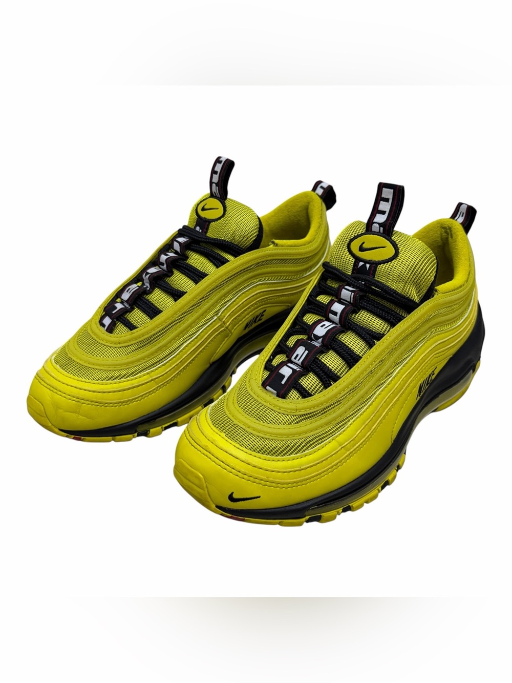 NIKE AIR MAX 97 Sneakers Tour Yellow BV1242-700 Vintage Y2K Trainers Womens 8 US